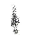 Hiker map reading sterling silver charm .925 x 1 Maps and Hiking charms