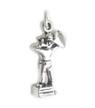 Ciondolo Paperboy in argento sterling .925 x 1 ciondoli Giornale e Paper Boy