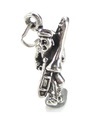 Posaune Spieler Sterling Silber Charm .925 Band Jazz Musicians Charms