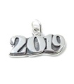 2019 års charm i sterling silver .925 x 1 charm för födelsedagsår