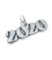 2020 Year sterling silver charm .925 x 1  & Birthdays charms