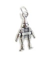 Dancing Man Charakter Sterling Silber Charm .925 x 1 NON Moving