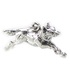 Wolf Running sterling silver charm .925 x 1 Wolves and Wolfs charms