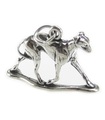 Greyhound hond sterling zilveren charme .925 x 1 Greyhounds honden charmes