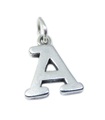 Lettera A iniziale A charm in argento sterling .925 x 1 iniziali charms