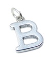 Lettera B iniziale B charm in argento sterling .925 x 1 iniziali charms