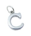 Lettera C iniziale C charm in argento sterling .925 x 1 iniziali charms