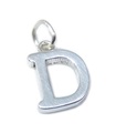 Lettera D iniziale D charm in argento sterling .925 x 1 iniziali charms