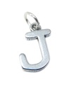 Lettera J iniziale J charm in argento sterling .925 x 1 iniziali charms