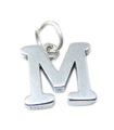 Lettera M iniziale M charm in argento sterling .925 x 1 iniziali charms