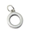 Lettre O Initiale O charme en argent sterling .925 x 1 Initiales charmes