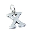 Letter X Initial X charm i sterling silver .925 x 1 Initial charm