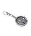 Frying Pan charme en argent sterling .925 x 1 Cook Pans Fry Frier charmes