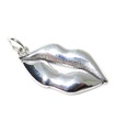 Lippen - Kuss Sterling Silber Charm .925 x 1 Love and Kissing Charms