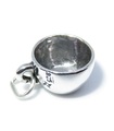 Tasse à thé café breloque en argent sterling .925 x 1 breloques à boire