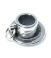 Ciondolo in argento sterling per tazza di caffè espresso .925 x 1 Ciondoli per caffè