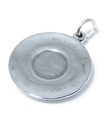 Saucer sterling silver charm .925 x 1  Saucers & Drinking charms