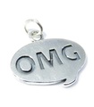 OMG berlock i sterlingsilver .925 x 1 SMS Text -pratbubbla