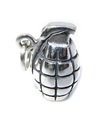 Charm av granat i sterlingsilver .925 x 1 Handgranater