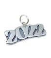 2022 år sterling silver charm .925 x 1 års jubileumsexamen