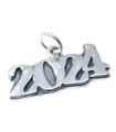 2024 år sterling silver charm .925 x 1 års jubileumsexamen