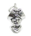 Piratenanhänger aus Sterlingsilber .925 x 1 Piratenanhänger