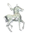 Ciondolo con ciondolo in argento sterling 2D con cavallo .925 x 1 Ciondoli con cavalli