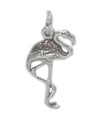 Flamingo berlock i sterling silver .925 X 1 Flamingos berlocker