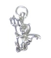 Devil sterling silver charm .925 x 1 Horny Devils Stygga charmar