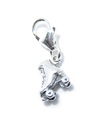 Roller Skate TINY Sterling Silber Charm .925 x1 Rollerskate Charms