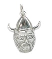 Viking sterling silver charm .925 x 1 vikingar charm