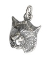 Bobcat Bob Cat charm i sterling silver .925 x 1 Big Cats berlocker