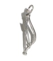 Bow and Arrow charm i sterling silver .925 x 1 Bågskytte Bows Arrows charm