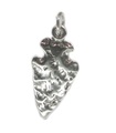 Ciondolo in argento sterling con punta di freccia punta di freccia .925 x 1 ciondoli di archeologia