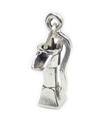 Ciondolo in argento sterling pompa dell'acqua .925 x 1 ciondoli pompe H2O