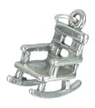 Gungstol charm i sterling silver .925 x 1 Rockers stolar berlocker