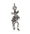 Sheriff cowboy sterling silver charm .925 x 1 Cowboys berlocker