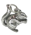 Eichhörnchen Sterling Silber Charm .925 x 1 Eichhörnchen Charms