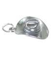 Charm de plata esterlina para sombrero de vaquero .925 x 1 encantos de sombreros de vaquero