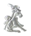 Esel ist stur wie ein Maultier Sterling Silber Charm .925 x 1 Esel