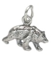 Bear sterling silver charm .925 x 1 charms of bears.