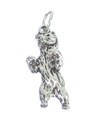 Ciondolo in argento sterling con orso .925 x 1 ciondoli in argento con orsi