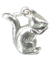 Eichhörnchen Sterling Silber Charm .925 x 1 Eichhörnchen Charms