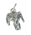 Rams huvud charm i sterling silver .925 x 1 Ram Head berlocker