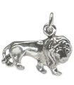 Charm Lion Leo en argent sterling .925 x 1 Breloques Lions