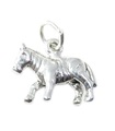 Zebra sterling silver charm .925 x 1 Zebras Safari berlocker