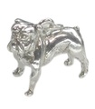 Bulldog charm i sterling silver - hänge .925 Bull Dog Dogs berlocker