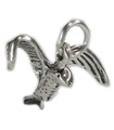 Seagull Sea Gull charm i sterling silver .925 x 1 Seagulls mås charm