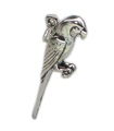 Ciondolo in argento sterling Macaw Parrot .925 x 1 Charms pappagalli