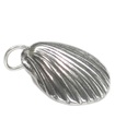 Muschel Sterling Silber Charm .925 x 1 Oyster Sea Shell Charms